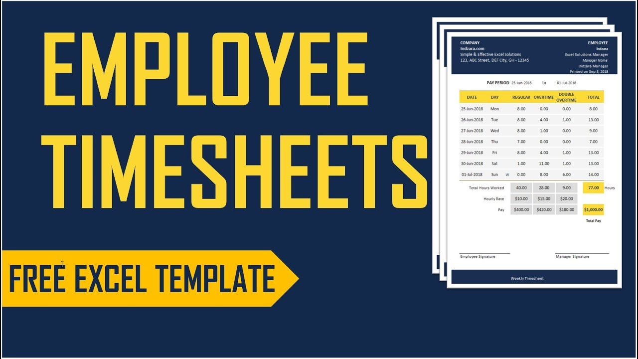 Detail Weekly Timesheet Template Excel Free Download Nomer 49