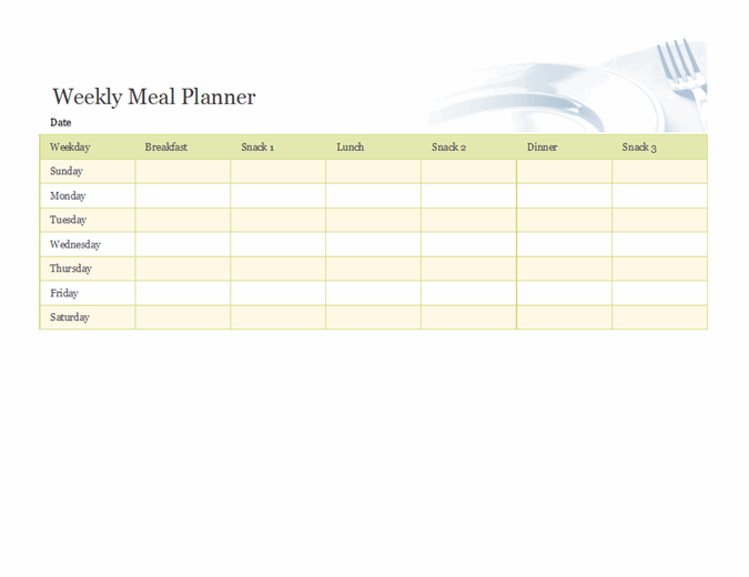Detail Weekly Tracker Template Nomer 43