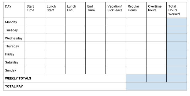 Detail Weekly Tracker Template Nomer 46