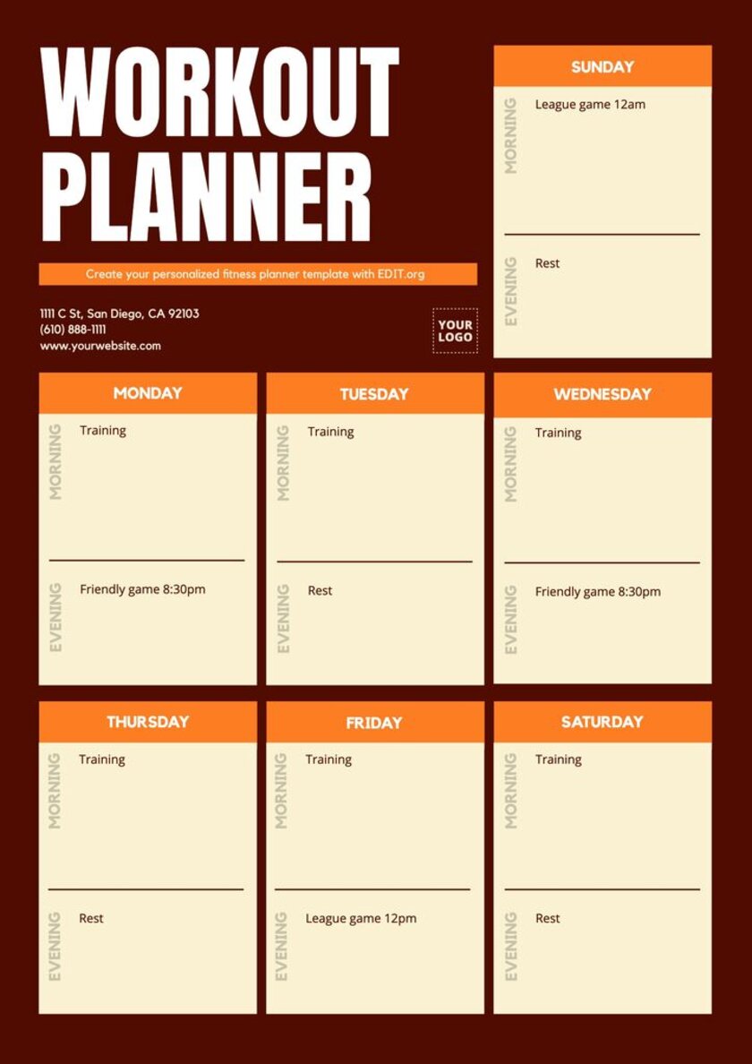 Detail Weekly Tracker Template Nomer 49