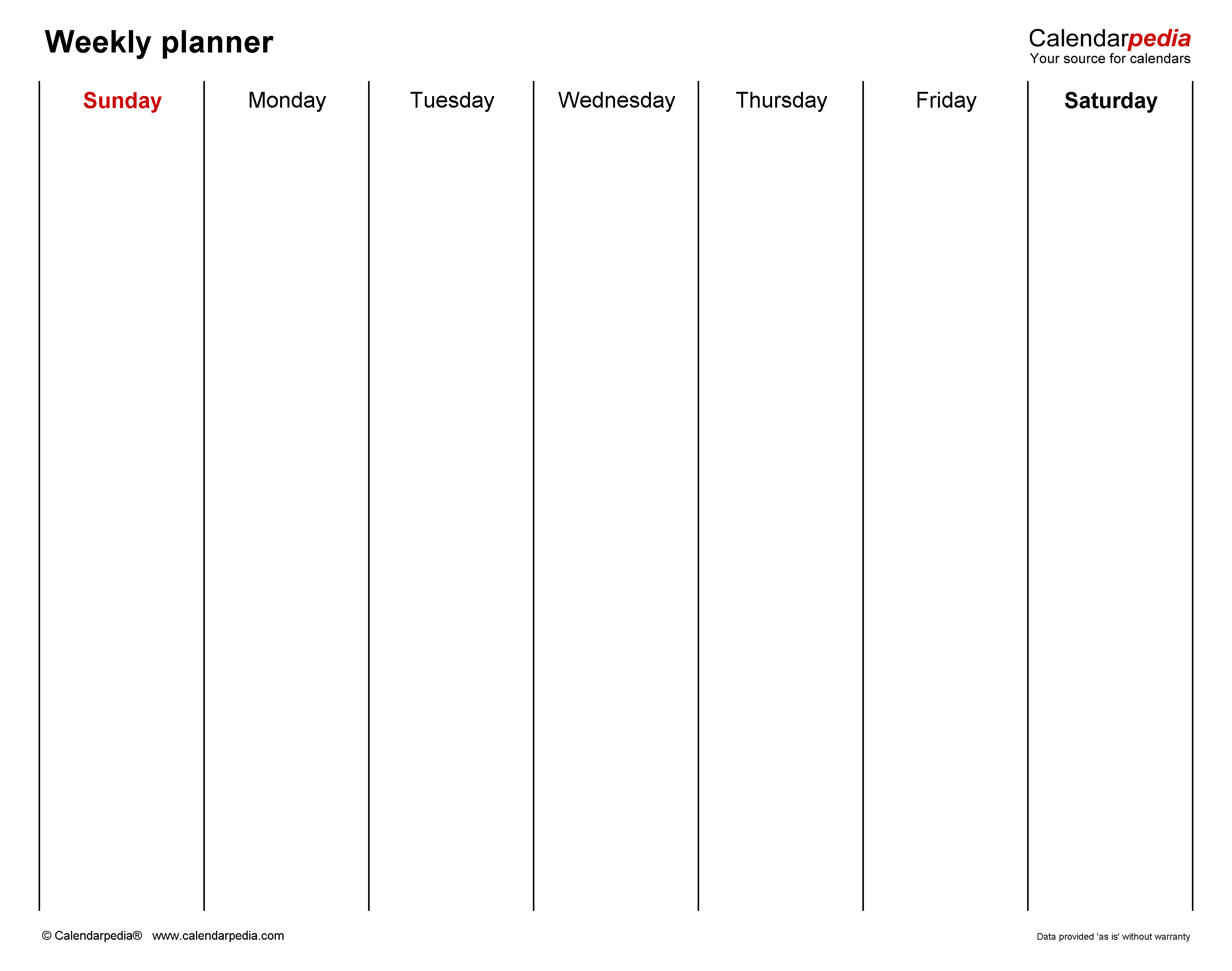 Detail Weekly Tracker Template Nomer 58