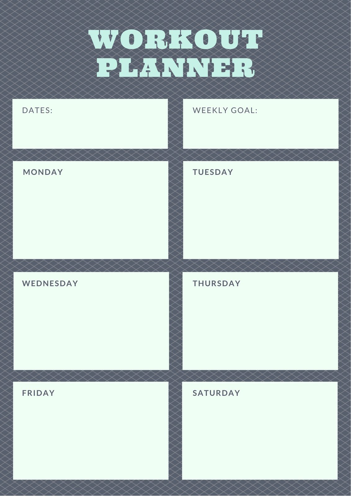 Detail Weekly Training Schedule Template Nomer 31