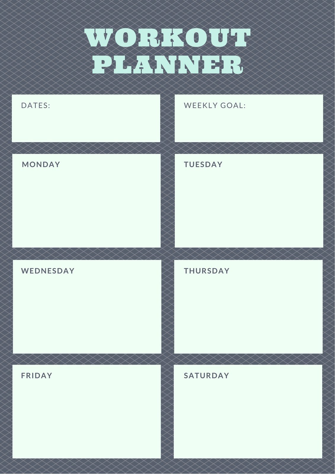 Detail Weekly Training Schedule Template Koleksi Nomer 31