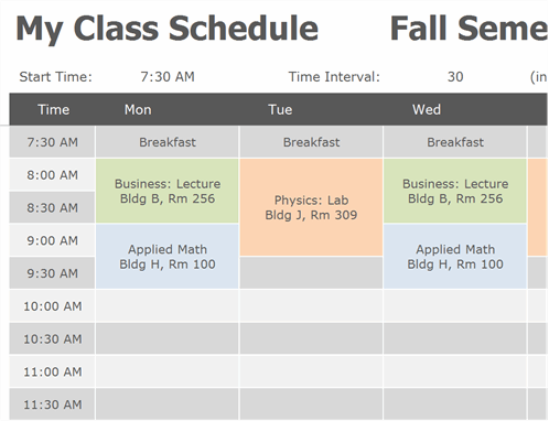 Detail Weekly Training Schedule Template Nomer 43