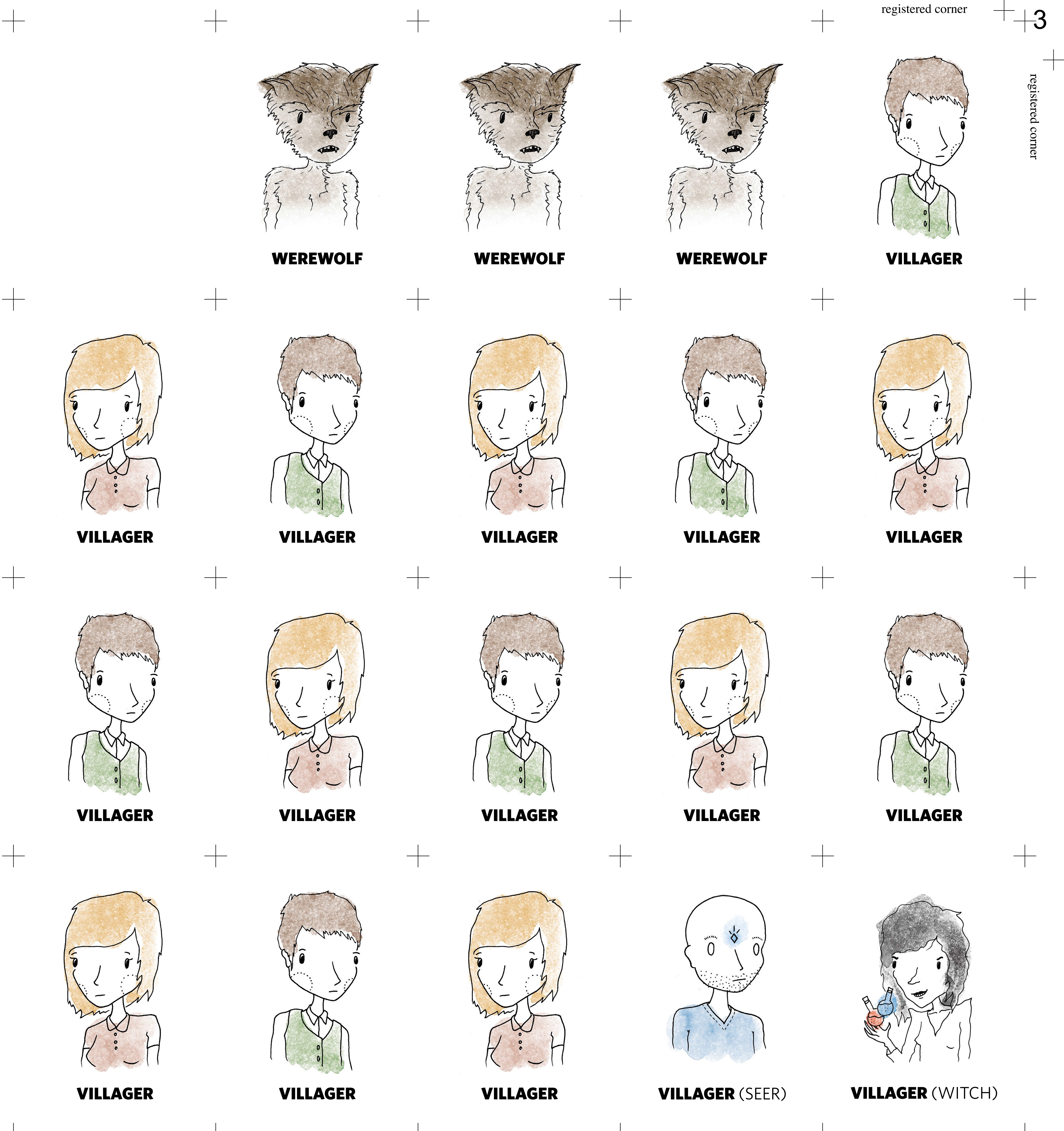 Detail Werewolf Card Template Nomer 3