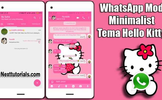 Detail Whatsapp Mod Hello Kitty Nomer 19