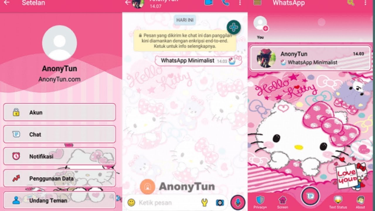 Detail Whatsapp Mod Hello Kitty Nomer 30