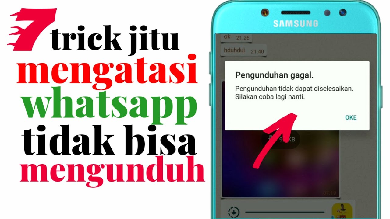 Whatsapp Tidak Bisa Mengunduh Foto - KibrisPDR