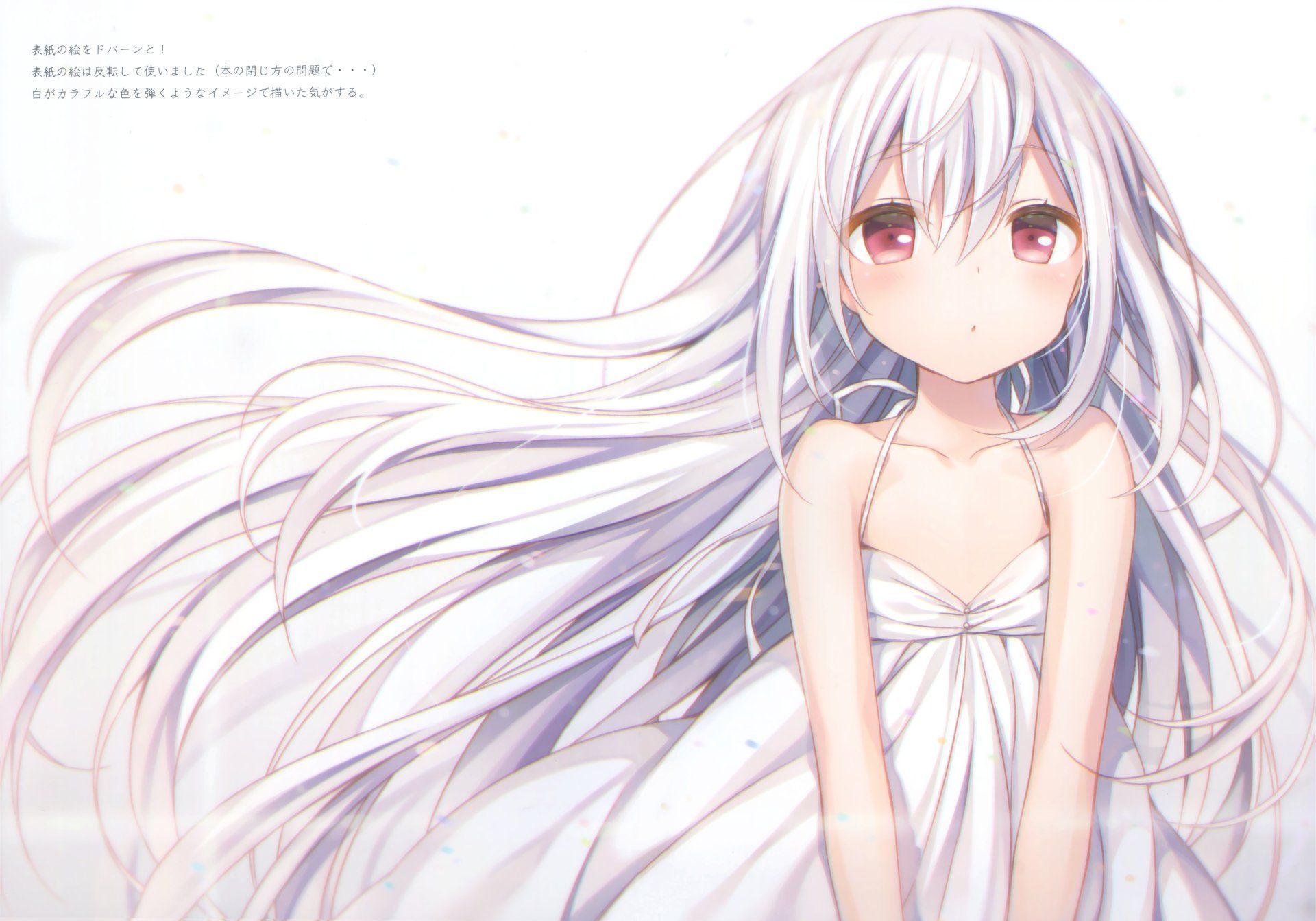 Detail White Haired Anime Girl Nomer 25