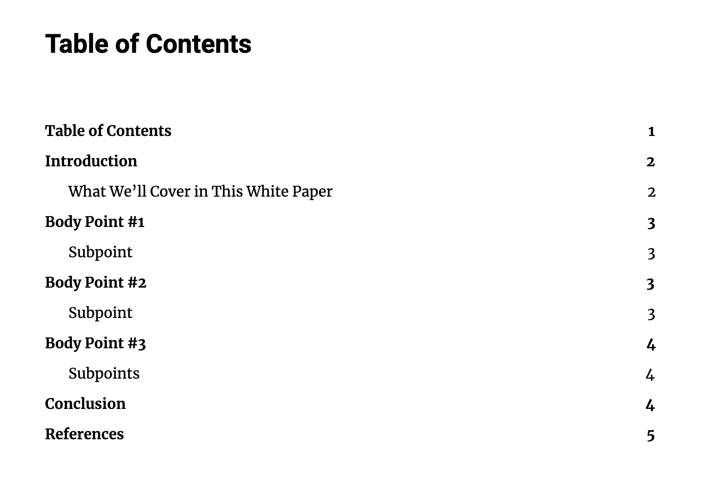 Detail White Paper Outline Template Nomer 22