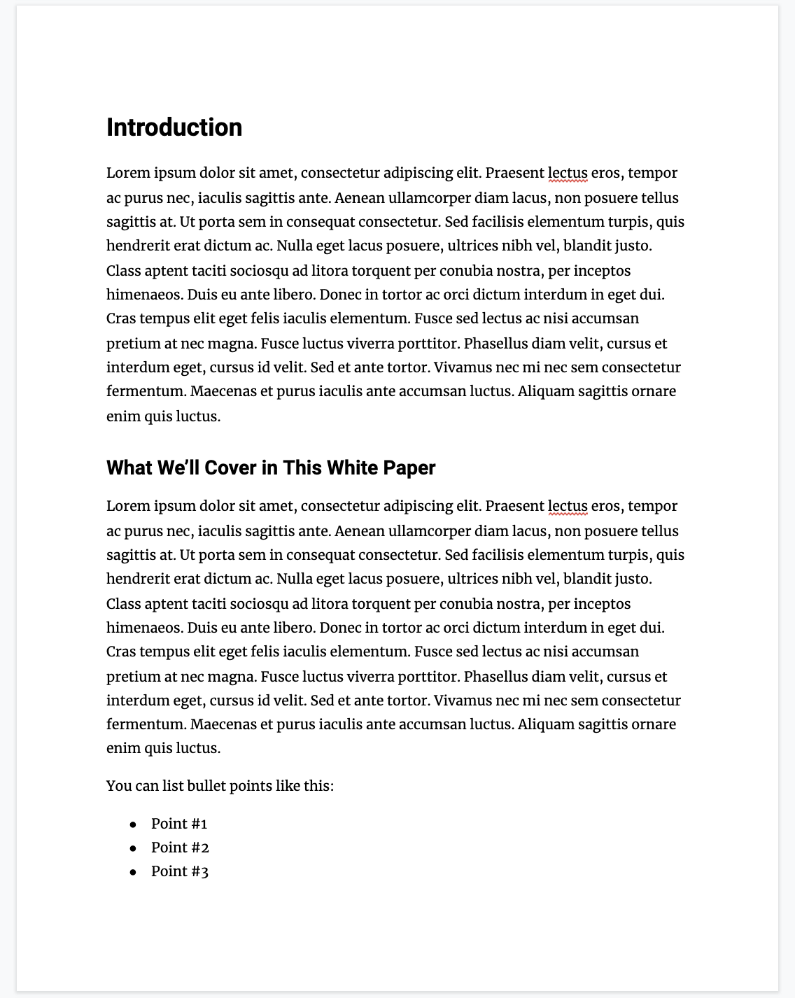 Detail White Paper Outline Template Nomer 8