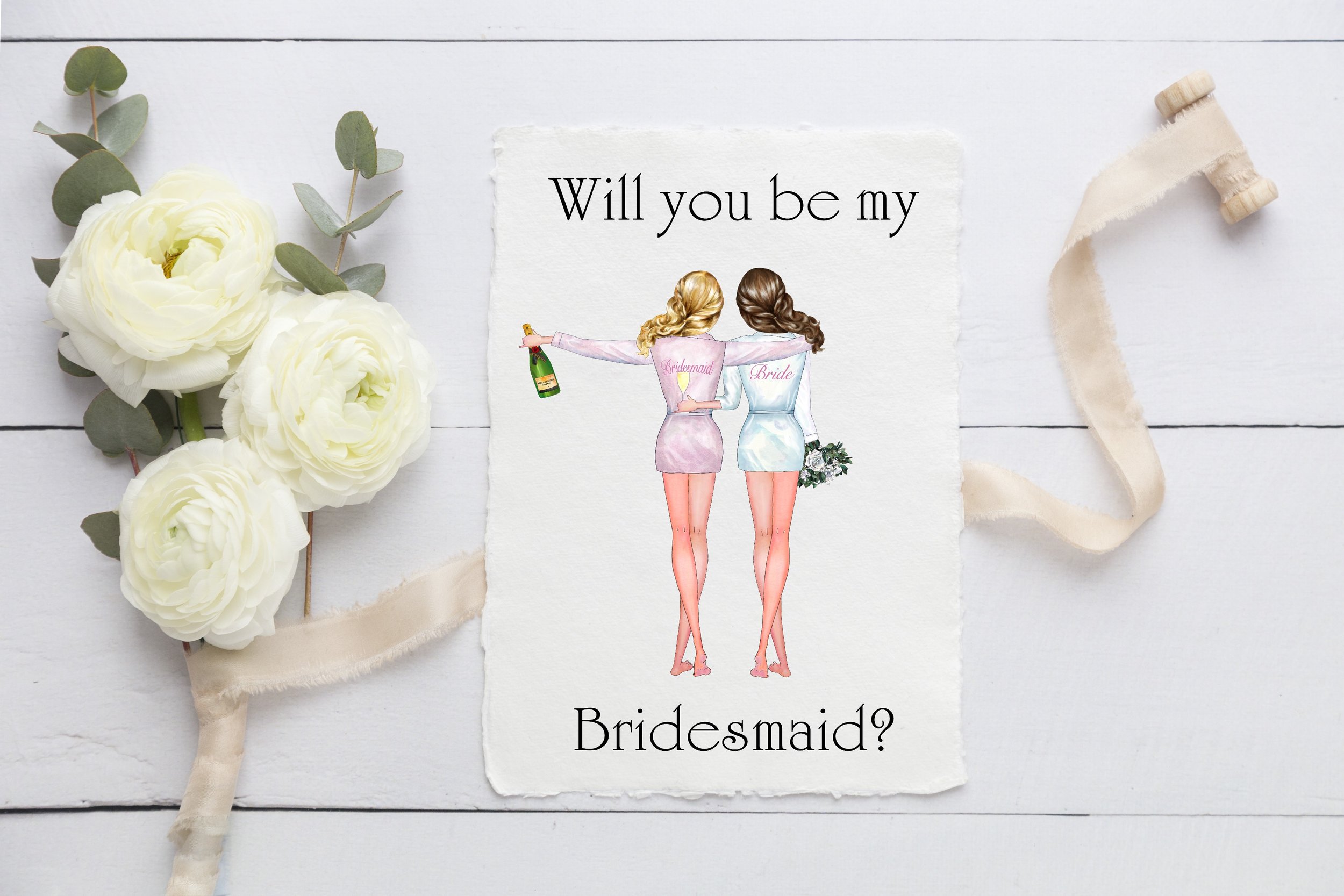 Detail Will You Be My Bridesmaid Card Template Free Nomer 22