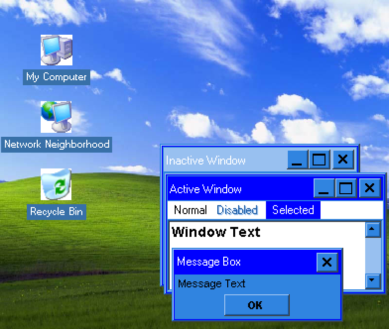 Detail Windows Xp Template Nomer 45