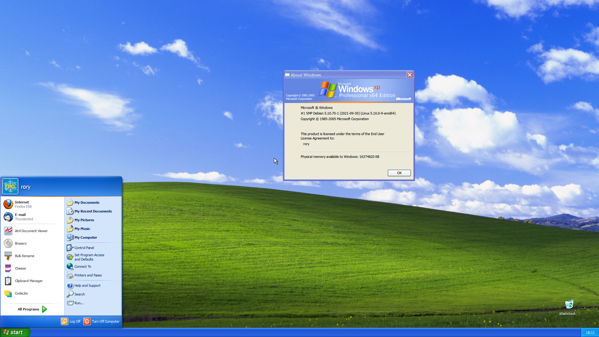 Detail Windows Xp Template Nomer 9