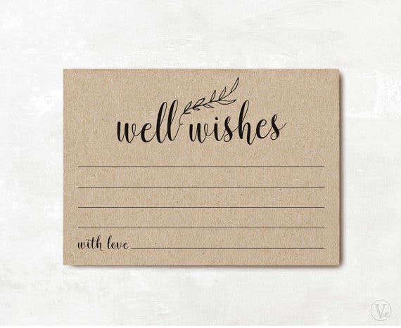 Wish Card Template - KibrisPDR