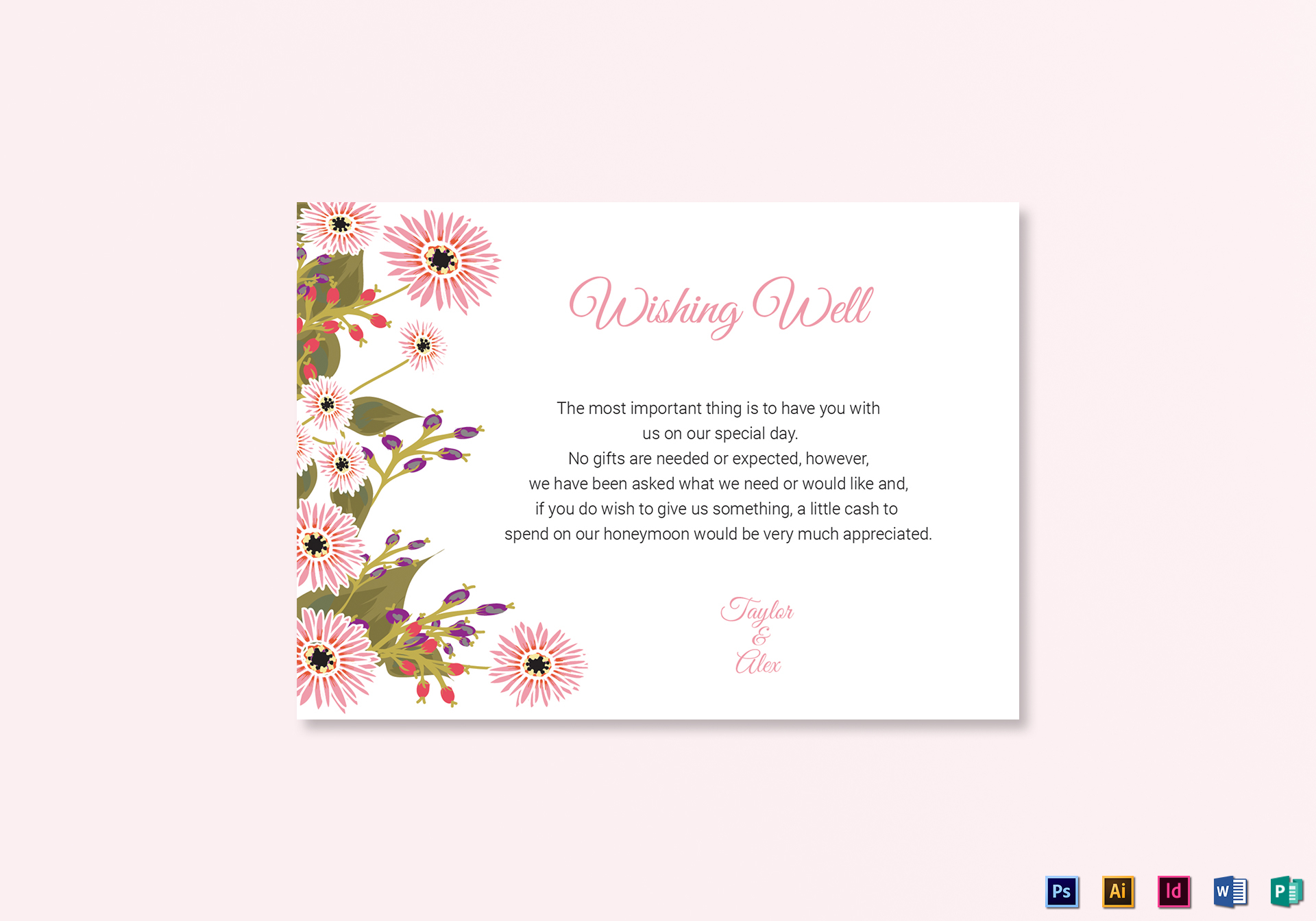 Detail Wish Card Template Nomer 14