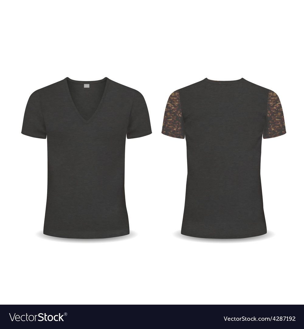 Detail Woman Black T Shirt Template Nomer 8