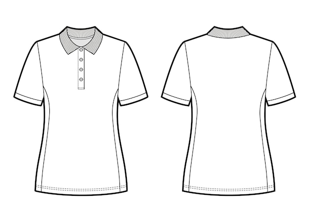 Detail Womens Shirt Template Nomer 38
