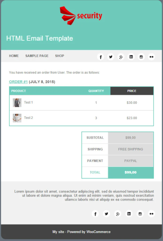 Detail Woocommerce Order Email Template Nomer 19
