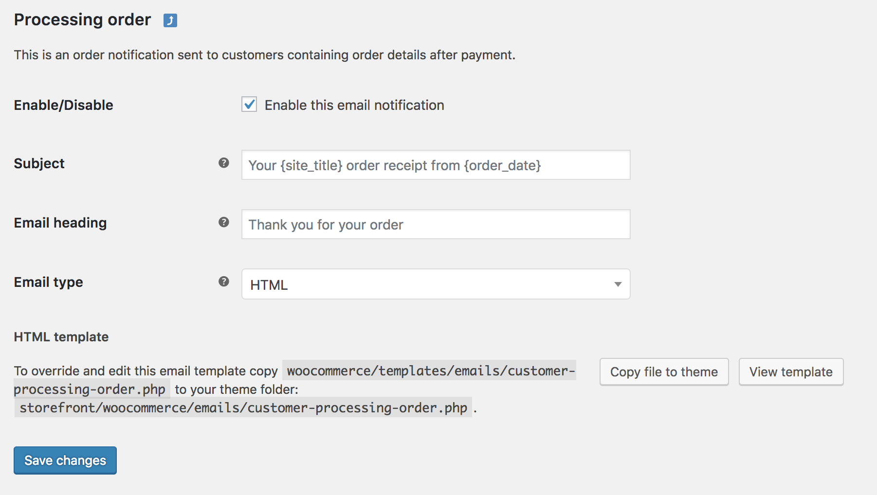Detail Woocommerce Order Email Template Nomer 51