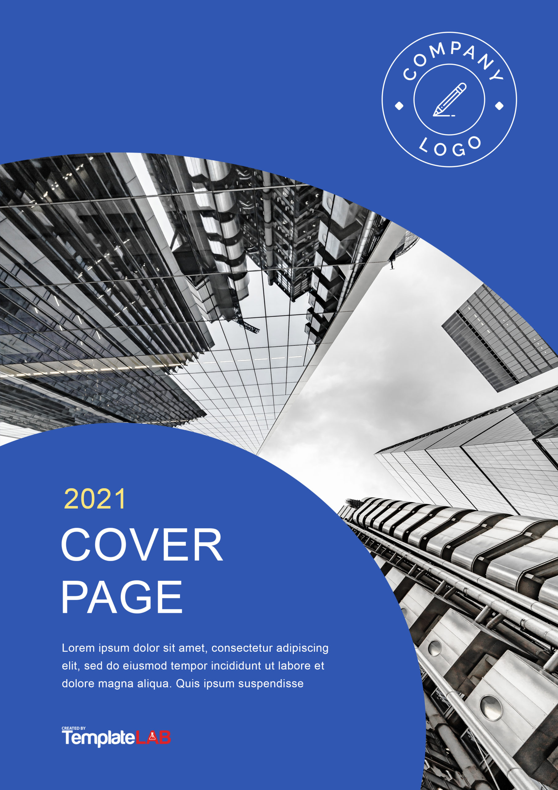 Detail Word Cover Page Template Free Download Nomer 17