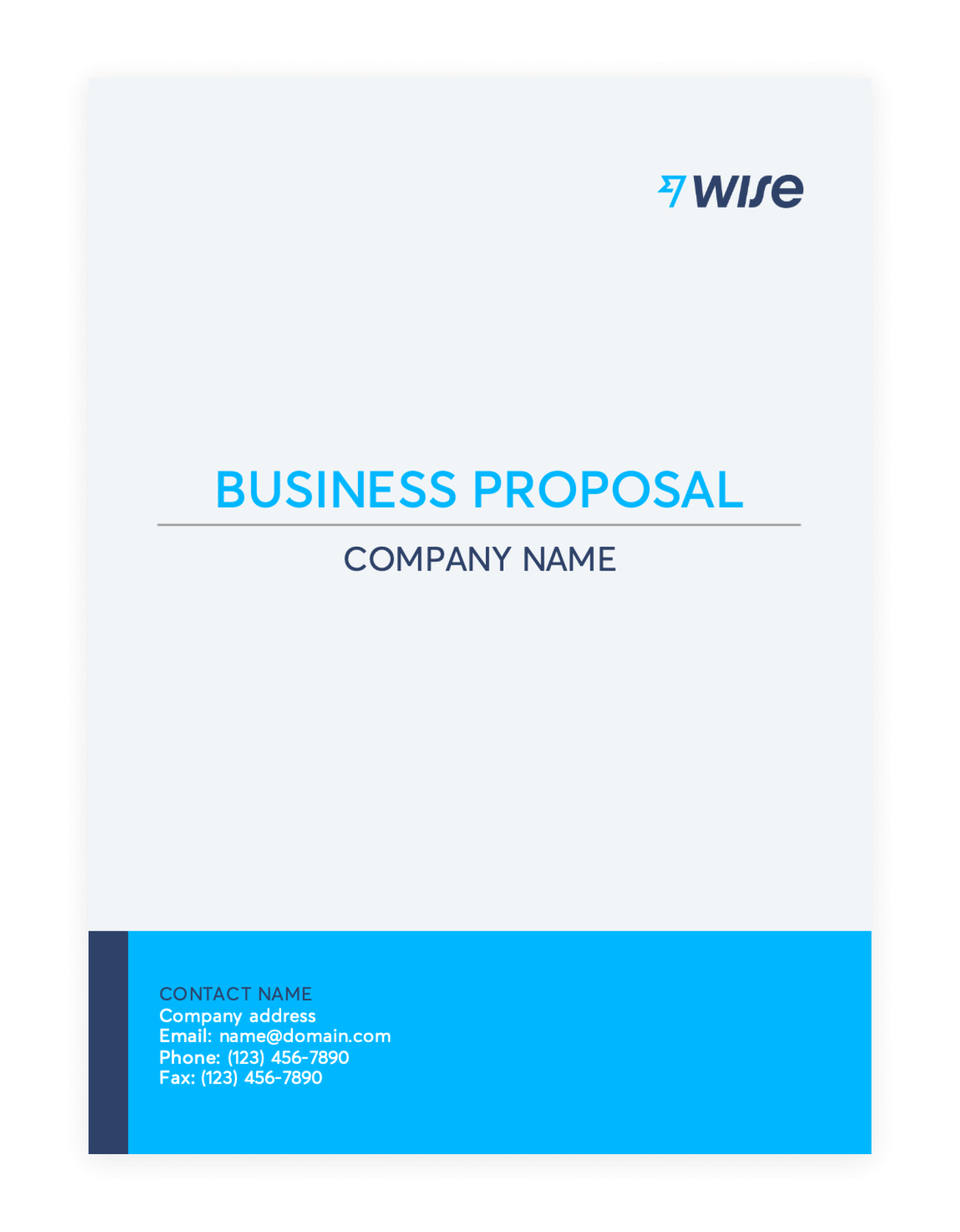 Detail Word Document Proposal Template Nomer 5