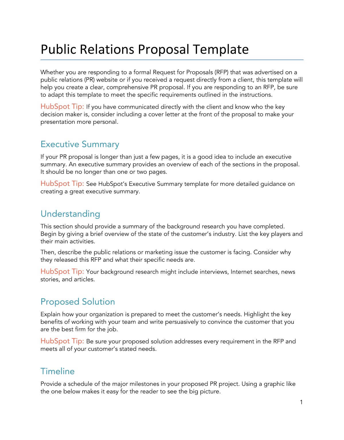 Detail Word Document Proposal Template Nomer 48