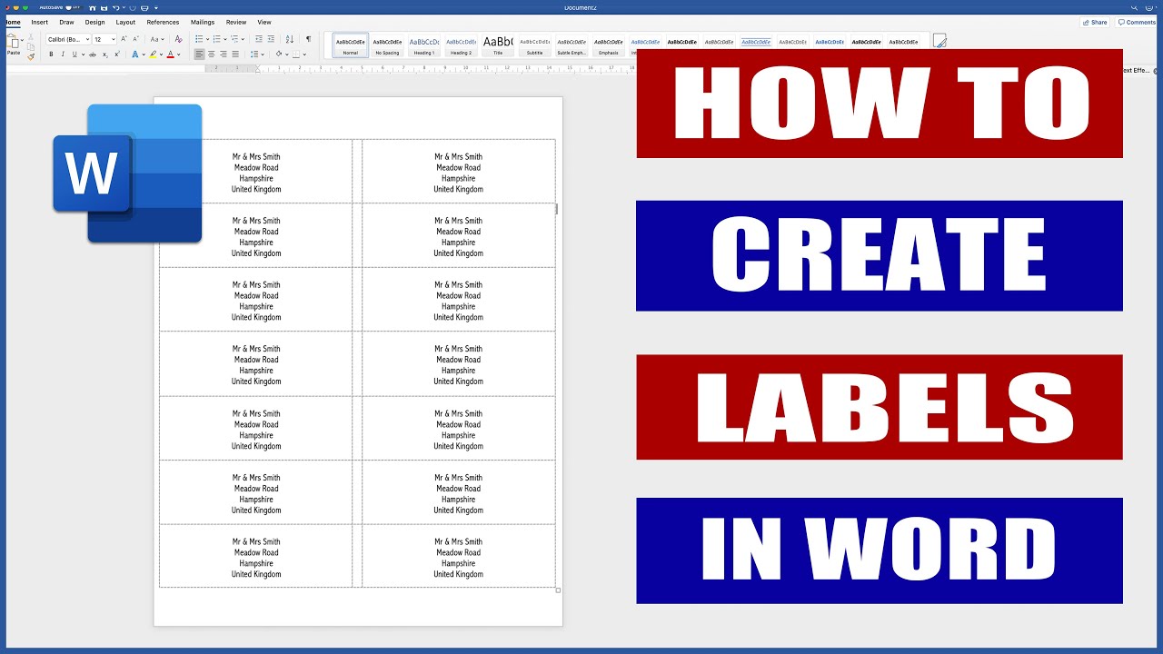 Detail Word Template For Sticker Labels Nomer 20