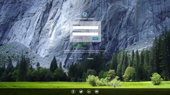 Detail Wordpress Login Page Template Nomer 32