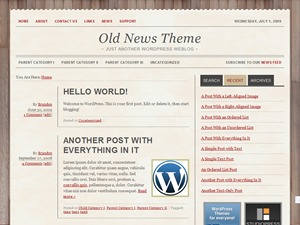 Detail Wordpress News Template Nomer 33