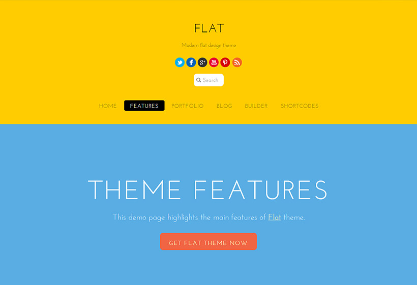 Wordpress Template Flat - KibrisPDR