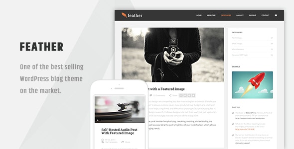 Detail Wordpress Template Flat Nomer 15