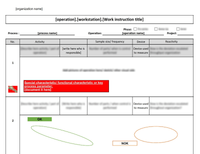 Detail Work Instruction Template Nomer 44