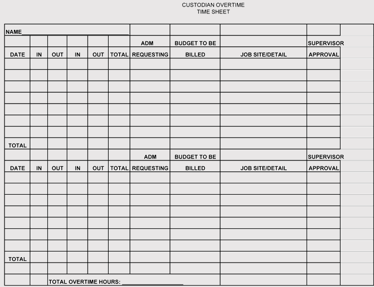 Detail Working Hours Sheet Template Nomer 22