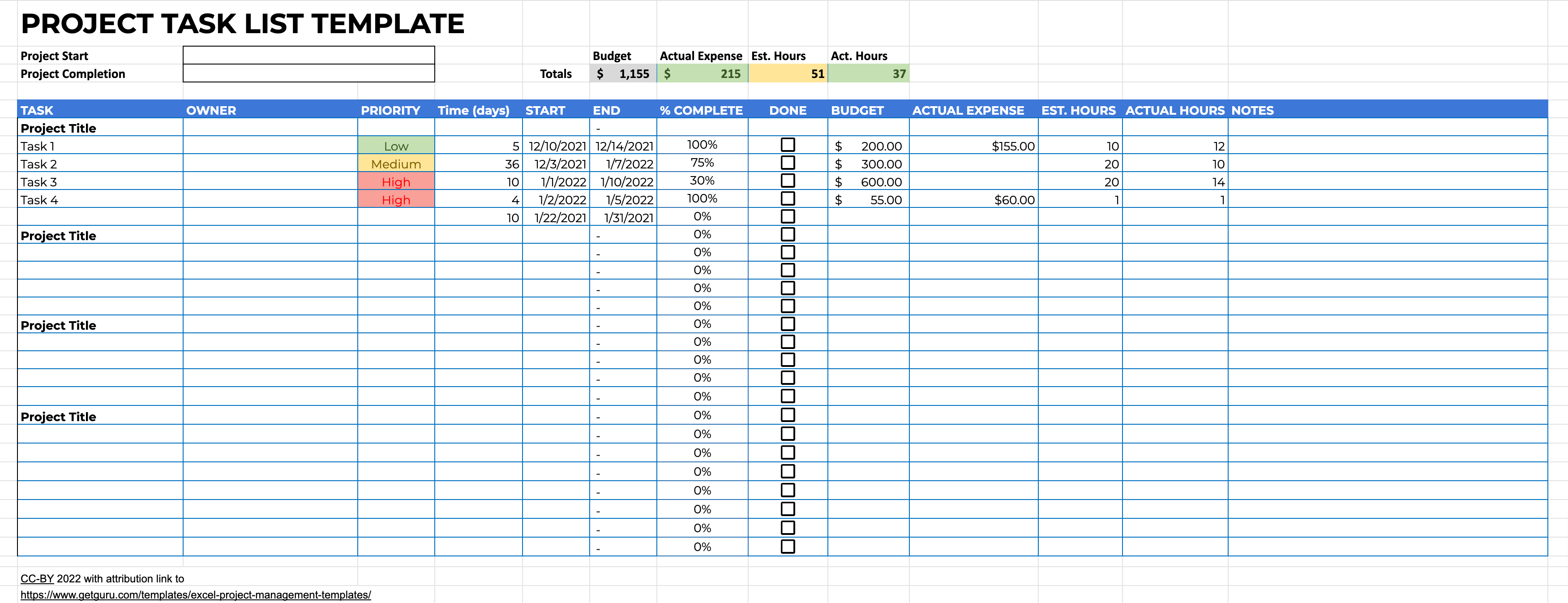 Detail Workload Management Excel Template Nomer 16