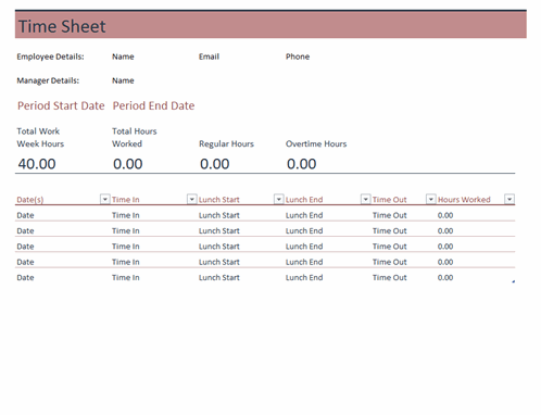 Detail Workload Management Excel Template Nomer 29