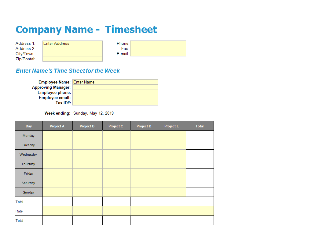 Detail Workload Management Excel Template Nomer 53