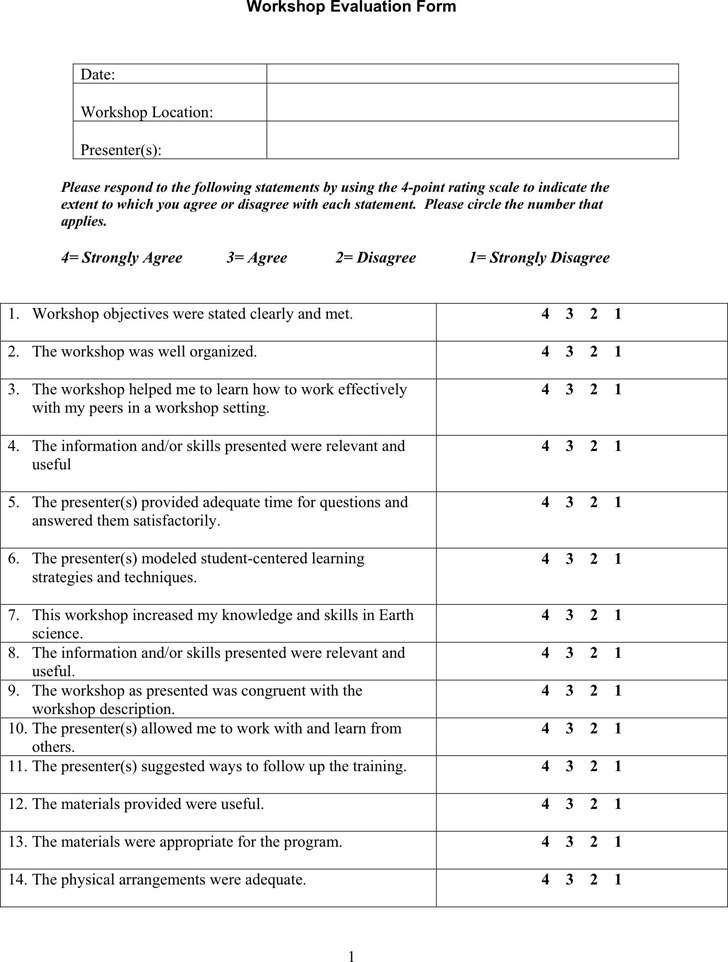 Detail Workshop Agreement Template Nomer 31