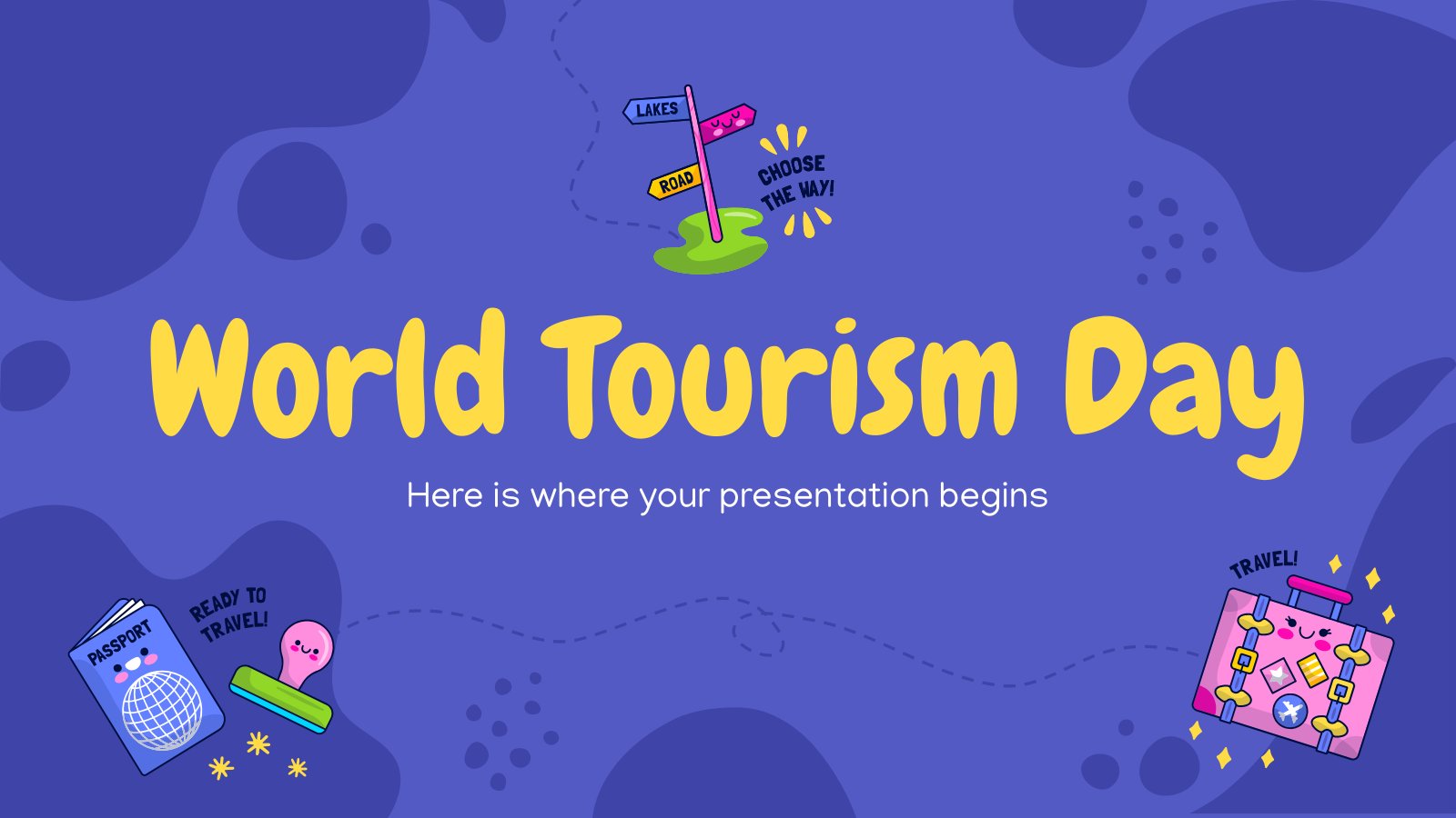 Detail World Travel Powerpoint Template Nomer 18