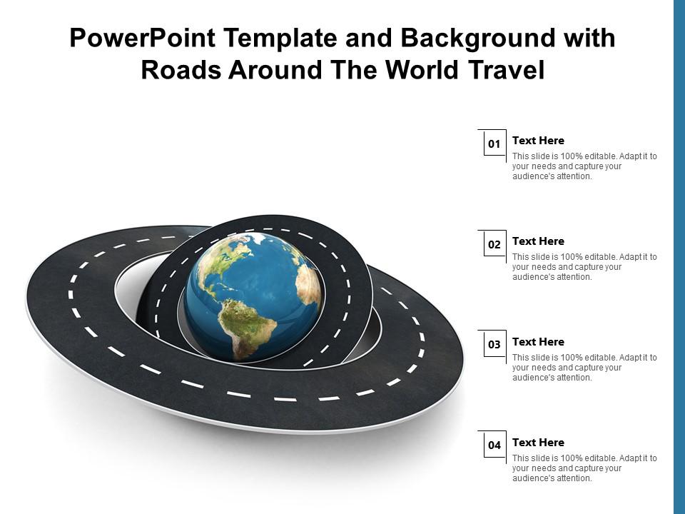 Detail World Travel Powerpoint Template Nomer 29