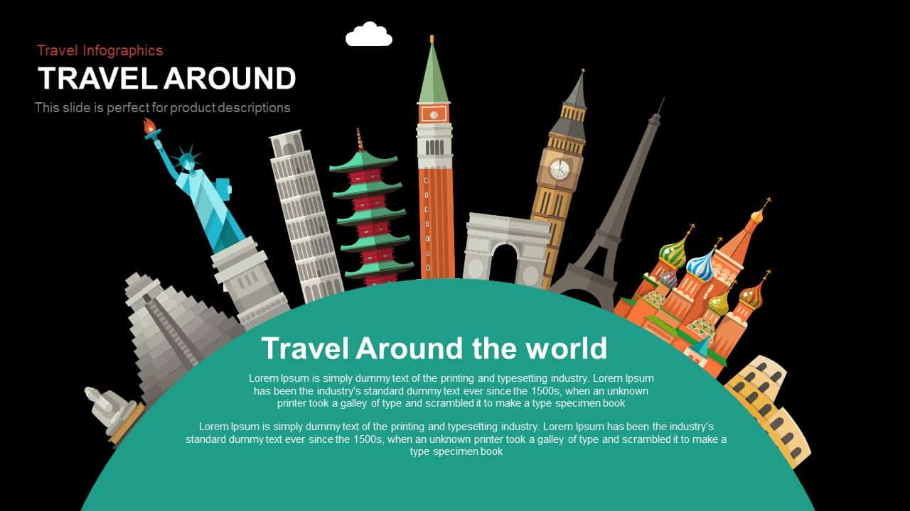 Detail World Travel Powerpoint Template Nomer 5