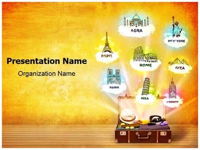 Detail World Travel Powerpoint Template Nomer 46