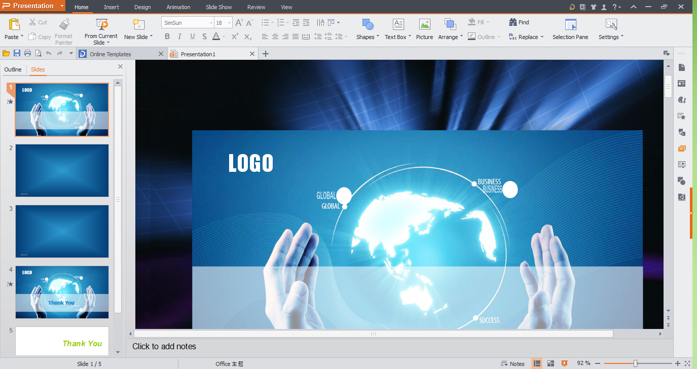 Detail Wps Powerpoint Template Nomer 44