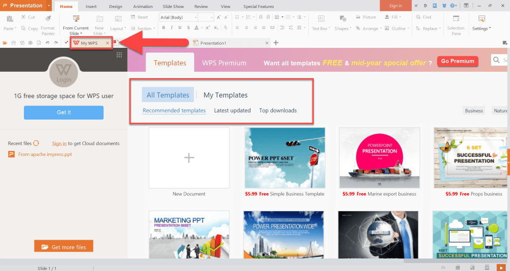 Detail Wps Powerpoint Template Nomer 50