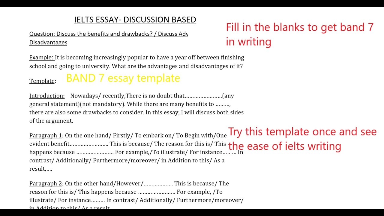 Detail Writing Task 2 Template Nomer 4