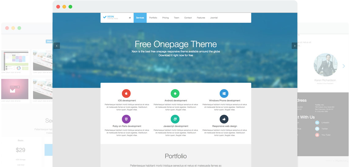 Xeon Joomla Template - KibrisPDR