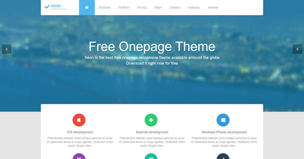 Detail Xeon Joomla Template Nomer 25