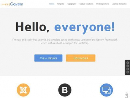 Detail Xeon Joomla Template Nomer 33