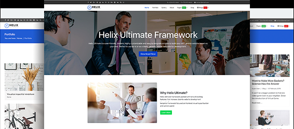 Detail Xeon Joomla Template Nomer 42