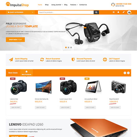 Detail Xeon Joomla Template Nomer 45